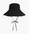 Marithé François Girbaud W STRAP SEERSUCKER WIDE BUCKET HAT ivory