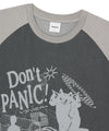 Mahagrid Don't Panic Pigment Raglan Tee