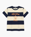 Marithé François Girbaud W MARINE GRAPHIC STRIPE TEE