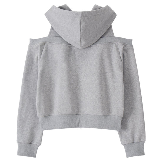Bitter Cells Split Cut Out Hood Zip Up