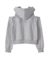 Bitter Cells Split Cut Out Hood Zip Up