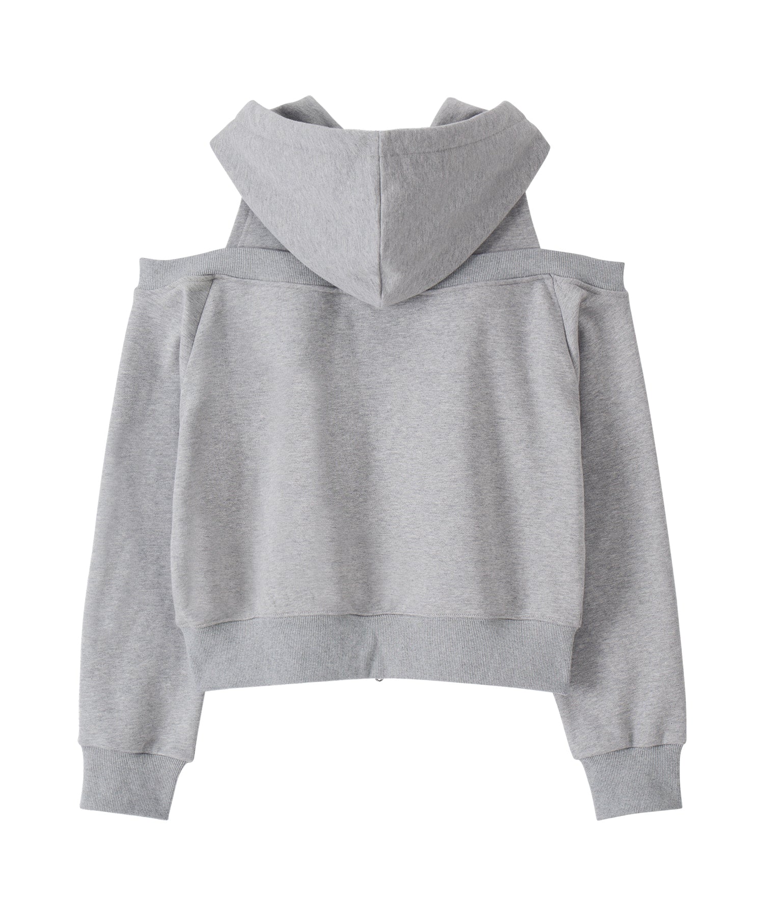 Bitter Cells Split Cut Out Hood Zip Up