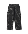 Cavish Printed Carpenter Denim Pants