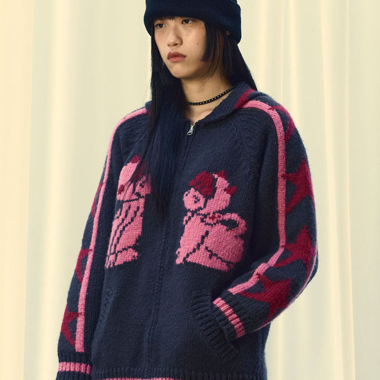 Nice Ghost Club Girl Gang Eyes Beanie