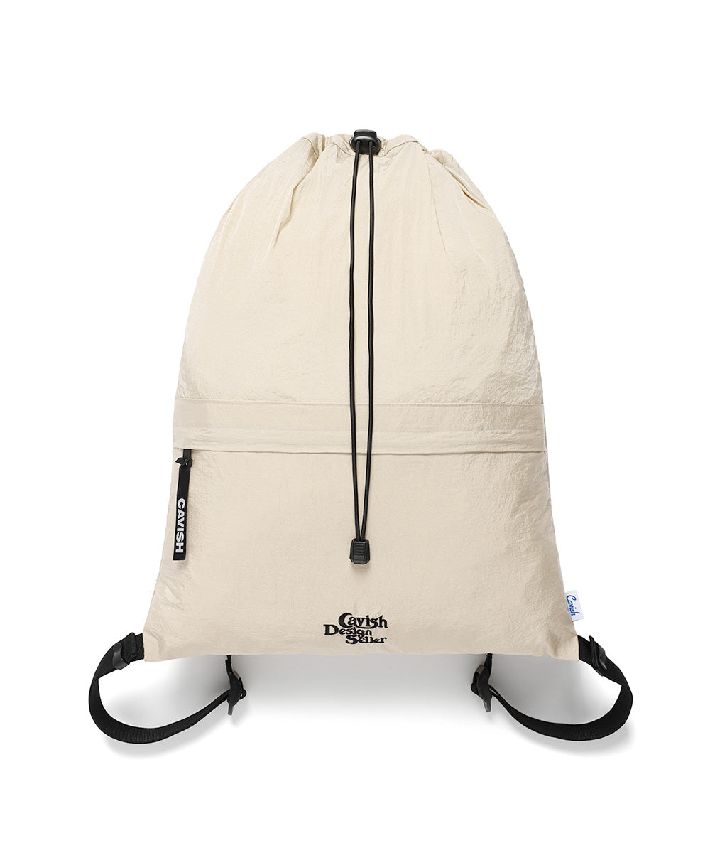Cavish NYLON GYMSACK [BEIGE]
