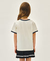 Marithé François Girbaud Kids Citron Ringer Tee