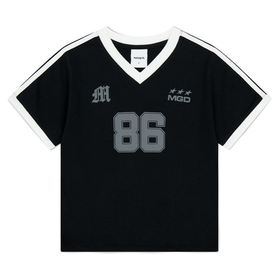 Mahagrid Football Ringer Tee