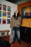 ADLV Leopard Print Basic Logo Eco Bag