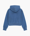 Marithé François Girbaud W SHADOW CLASSIC LOGO DYEING CROP HOODIE mint