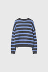 General Idea MAN Stripe Cotton Crew Neck Knit