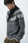 General Idea UNISEX Wool Snow Nordic Pullover