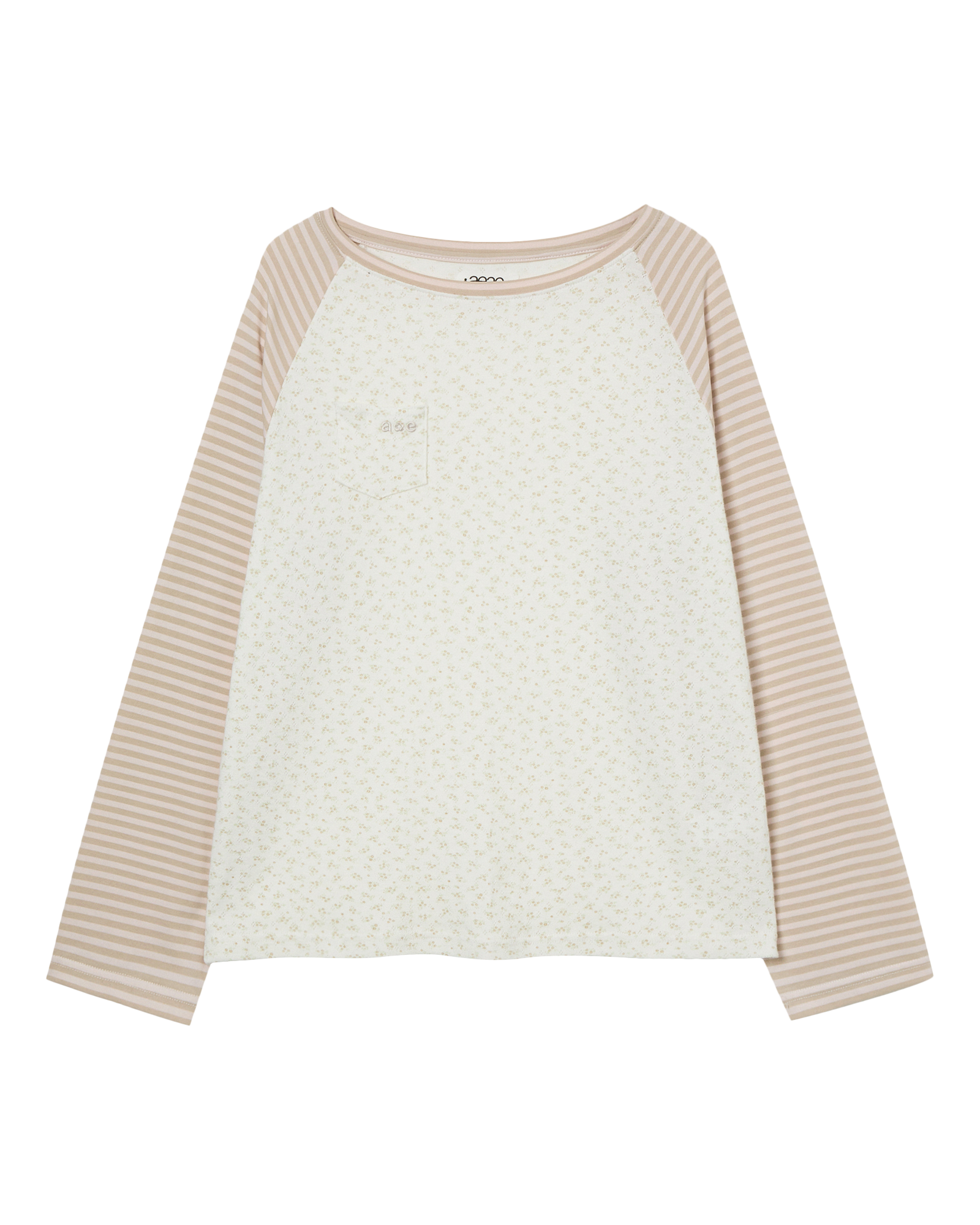 AEAE Cozy Flower Raglan Long Sleeve