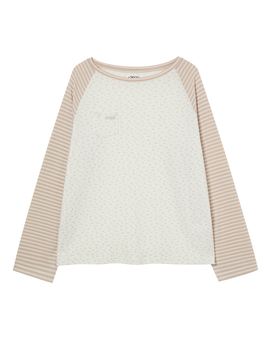 AEAE Cozy Flower Raglan Long Sleeve