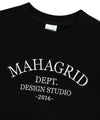 Mahagrid ARCH DEPT CROP SWEATSHIRT [BLACK]