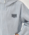 Marithé François Girbaud Kids Classic Logo Seersucker Jacket Cream