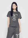 ADLV Woman Football AC Bear Pigment Short Sleeve T-Shirt