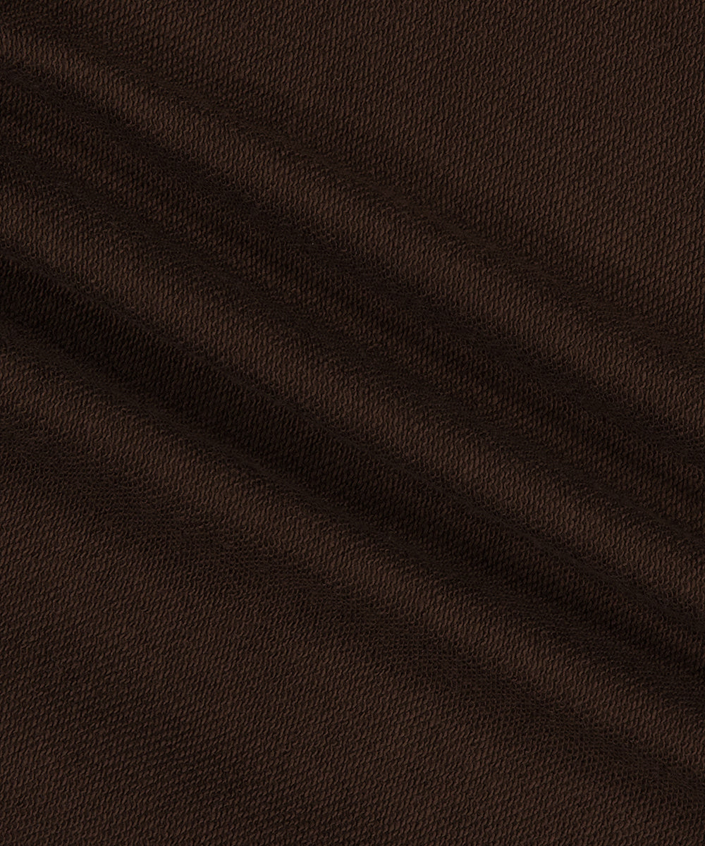 Mahagrid Script Logo Crop Half Zip Up [Brown]