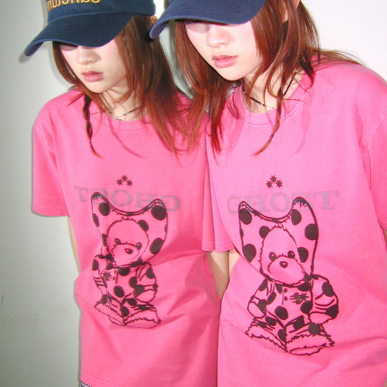 Nice Ghost Club Devil Bear Doll Pigment Dyed Tee