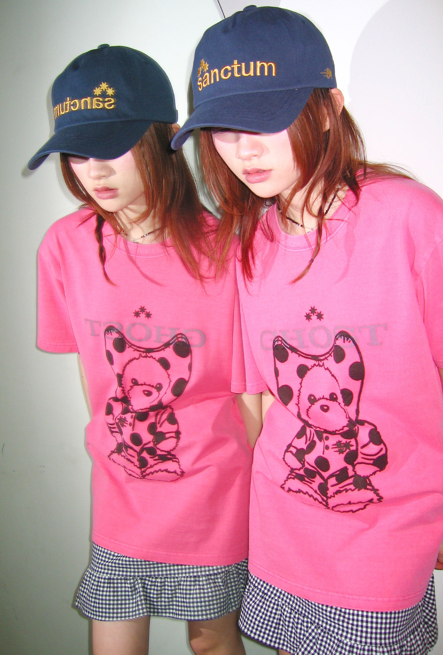 Nice Ghost Club Devil Bear Doll Pigment Dyed Tee