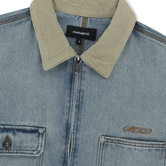 Mahagrid Dungaree Denim Jacket
