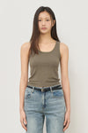 General Idea WOMAN Solid U-Neck Sleeveless