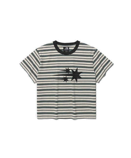 Nice Ghost Club Stripe 3 Star Basic Tee [Oatmeal]