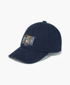 Marithé François Girbaud Kids Flower Bear Classic Logo Ball Cap Navy