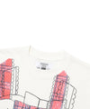 Nice Ghost Club Mimichan Ffats Check Ribbon Big Big Tee [White]