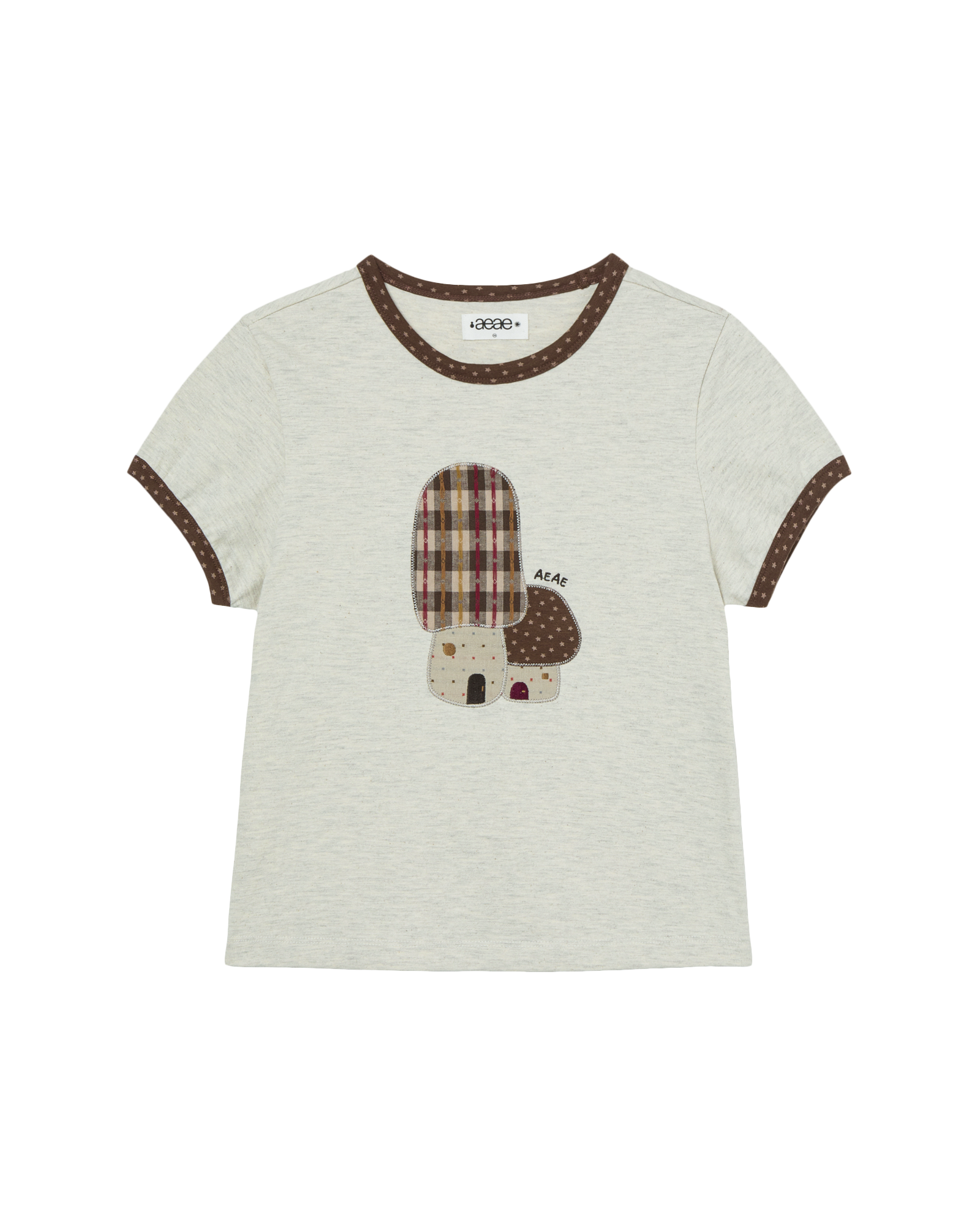 AEAE Mushroom Applique Tee