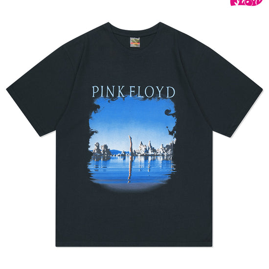 Mahagrid WISH YOU WERE HERE TEE [BLACK]