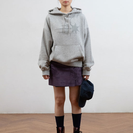 Nice Ghost Club 3 Star Hoodie Grey