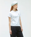 Marithé François Girbaud W Embroidery Logo Tee