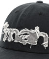 Mahagrid Washed Raw Cut Mahagrid Cap in Black