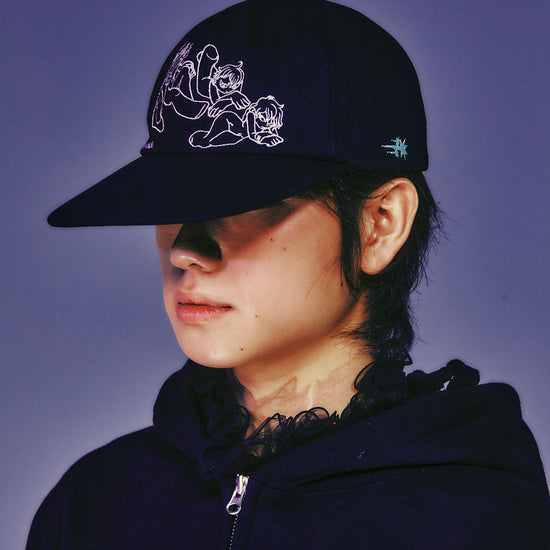 Nice Ghost Club Angels Cap [Black]