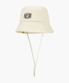 Marithé François Girbaud Kids Bear Classic Logo Fleece Bucket Hat Brown