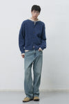 General Idea UNISEX Hairy Knit Pocket Cardigan