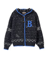 Bitter Cells Snowy Hood Cardigan