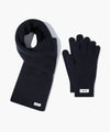 Marithé François Girbaud Regular Logo Muffler & Glove