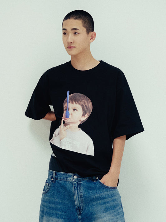 ADLV Blue Spoon Baby Short Sleeve T-Shirt