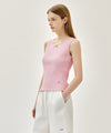 Marithé François Girbaud W LACE DETAIL SLEEVELESS