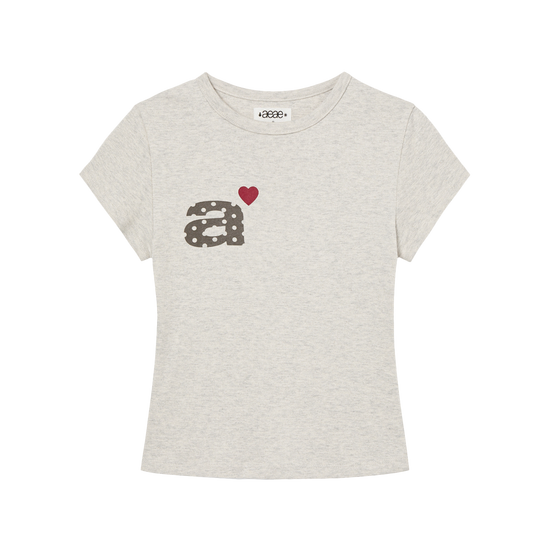 AEAE [6/4 pre-order delivery] DOT SMALL LETTER TEE