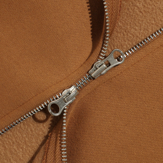 Nice Ghost Club 3STAR HALFTONE SYMBOL ZIP HOODIE [BROWN]
