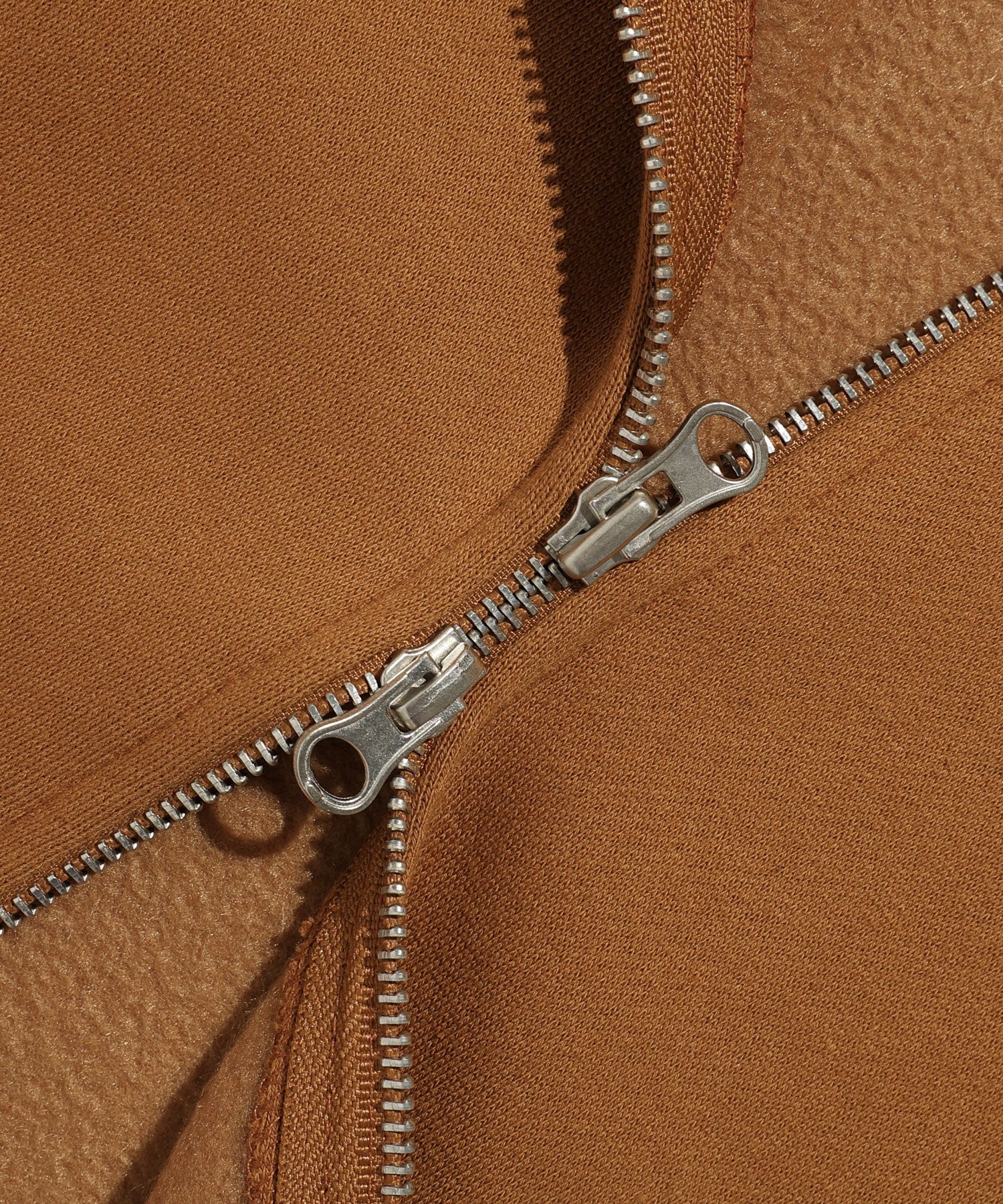 Nice Ghost Club 3STAR HALFTONE SYMBOL ZIP HOODIE [BROWN]