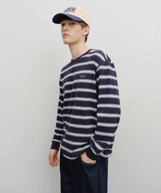 Marithé François Girbaud Multi Color Stripe Long Sleeve