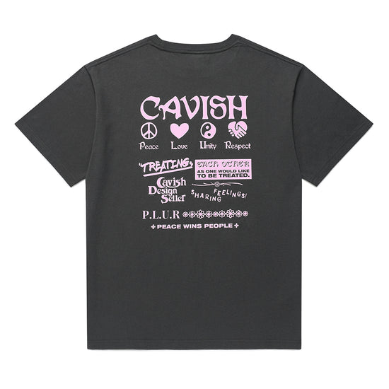 Cavish PLUR Short Sleeve Tee [Charcoal]