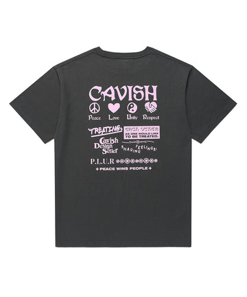 Cavish PLUR Short Sleeve Tee [Charcoal]