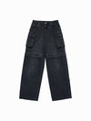 ADLV Segregated Pocket Denim Set Up Pants