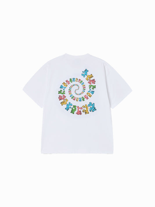 ADLV Swirling AC Bear Short Sleeve T-Shirt