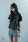 Nice Ghost Club 3 Star Dot Raglan Crop Tee