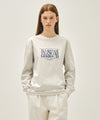 Marithé François Girbaud CRACK CLASSIC LOGO LONG SLEEVE TEE stripe